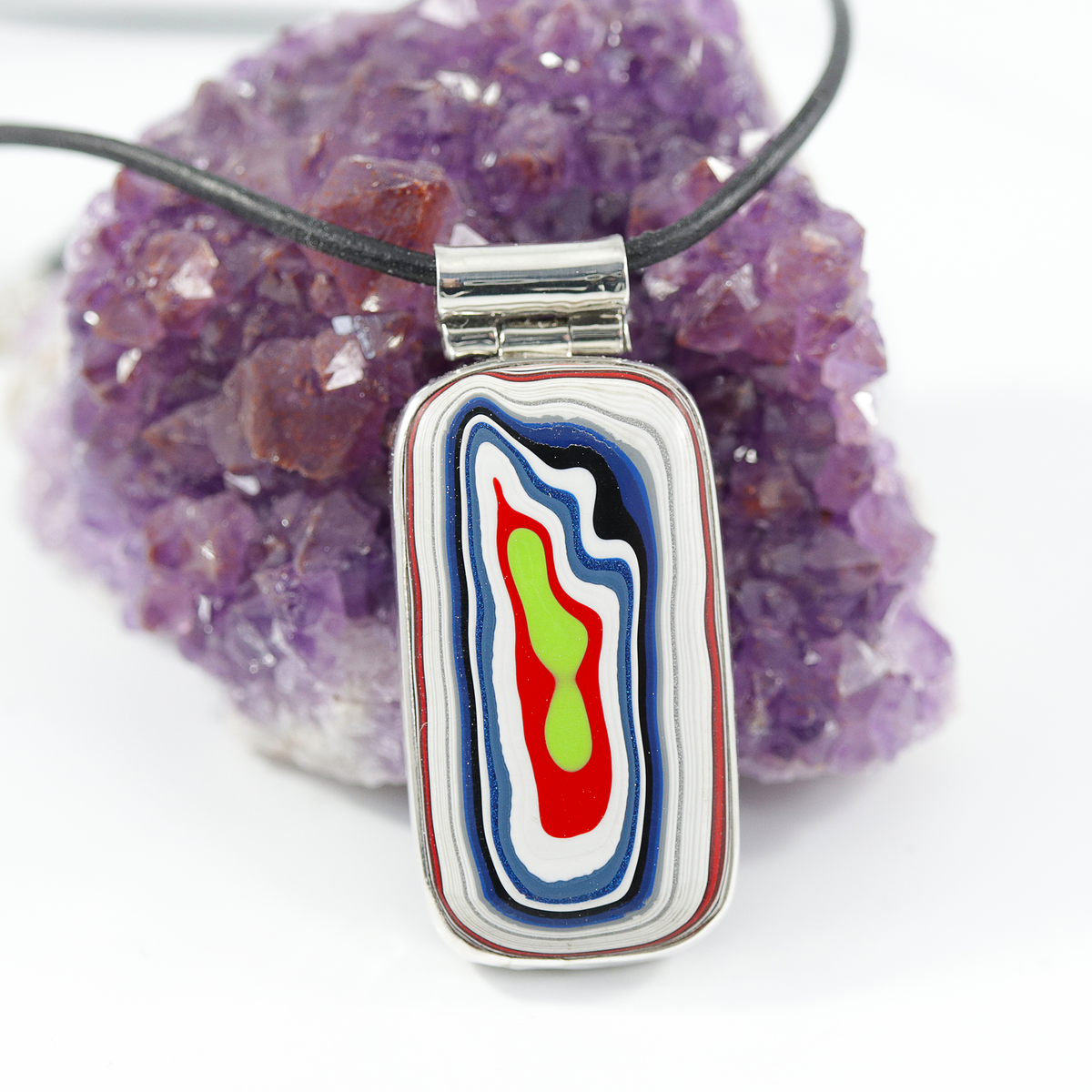 Fordite necklace