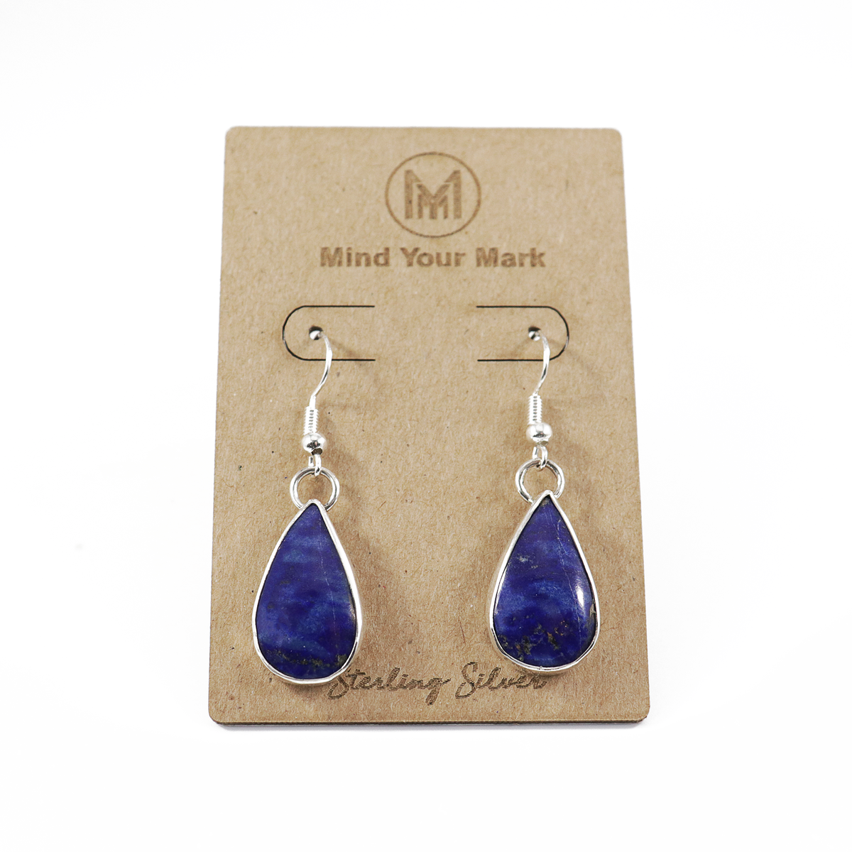 Lapis Lazuli tear drop earrings