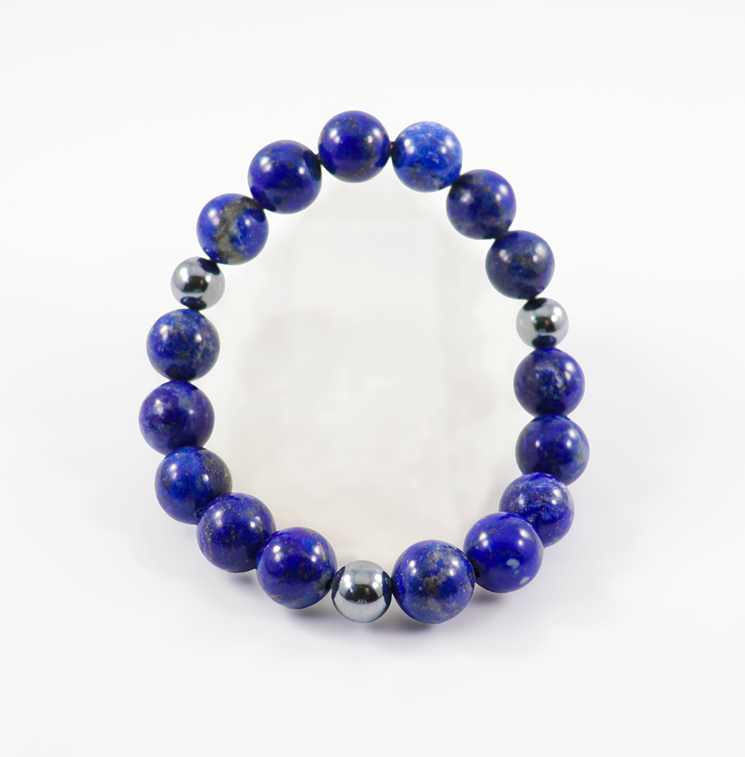Lapis Lazuli bead bracelet (10mm)