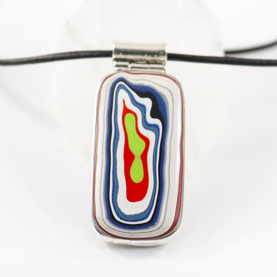 Fordite necklace