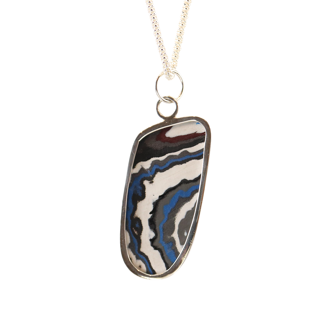 Fordite necklace