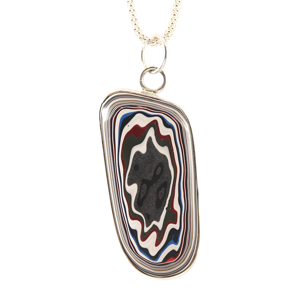 Fordite necklace