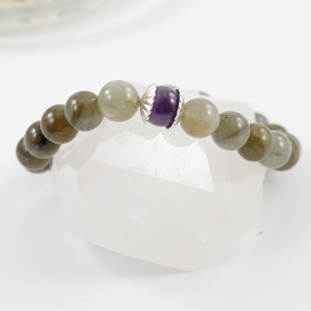 Labradorite bracelet (8-10mm)